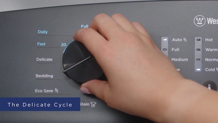 Westinghouse Top Load Washing Machine | Delicate cycle