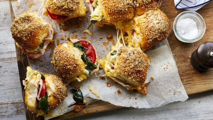 One Tray Ham & Cheese Sliders