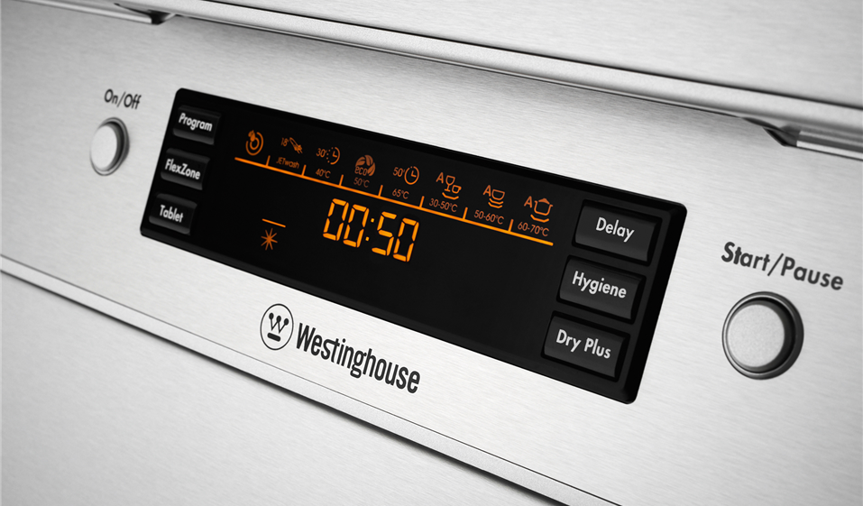 Appliance Westinghouse Dishwasher Delay Stainless Steel