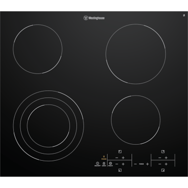 60cm 4 zone ceramic cooktop