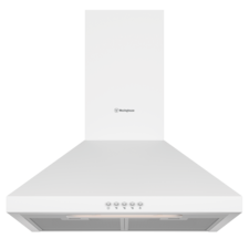 60cm canopy rangehood, white