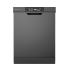 60cm Dark Stainless Steel 15 Place Built Under Dishwasher