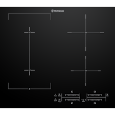 60cm 4 zone induction cooktop with BoilProtect