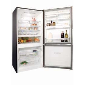 510L bottom mount fridge - Stainless steel