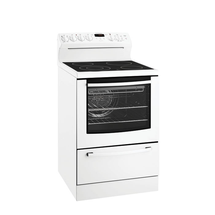 Apollo 60cm Freestanding Electric Cooker with separate warming drawer ...