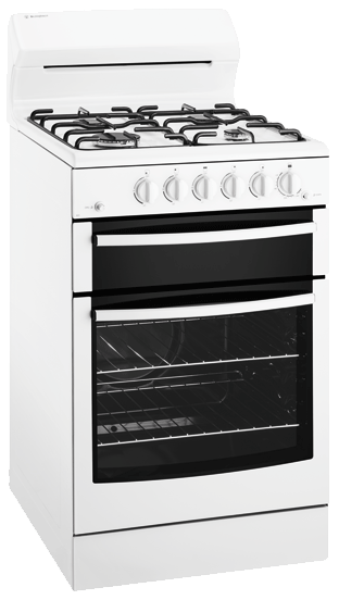 White 54cm Freestanding Cooker